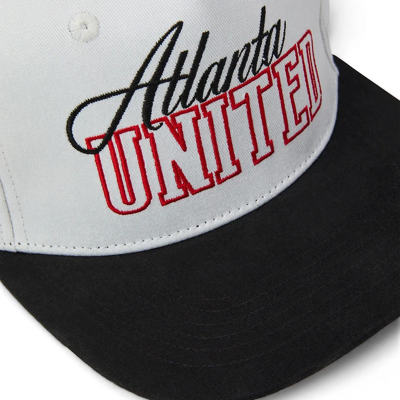 Casquette Snapback Atlanta United FC HERo Collection blanche/noire Live Breathe Futbol pour femme