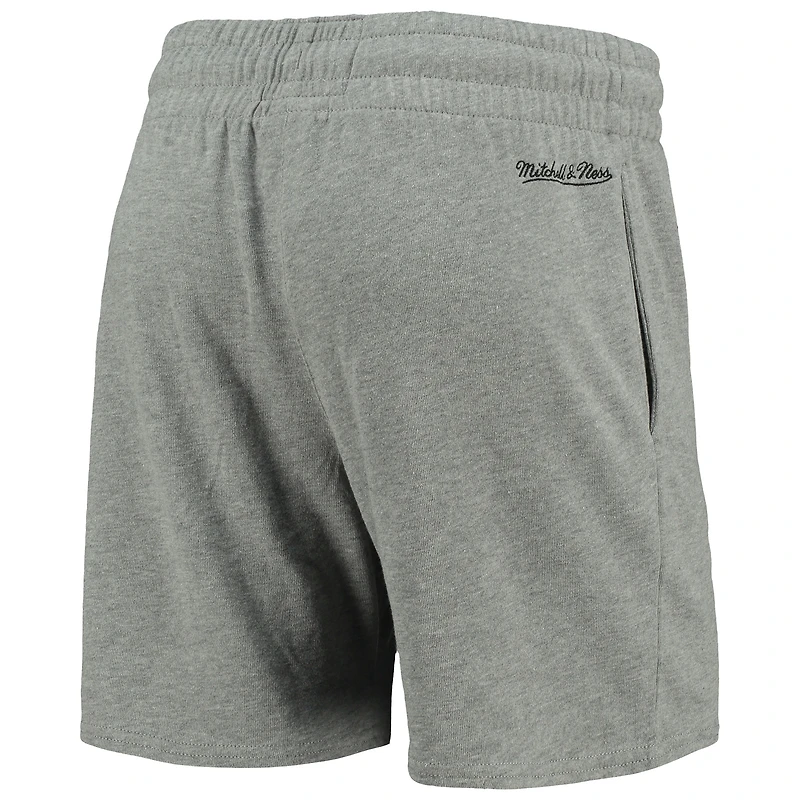 Short avec logo Atlanta United FC Mitchell & Ness gris chiné pour femme