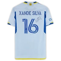 Xande Silva Atlanta United FC Autographed Match-Used #16 Blue adidas Jersey from the 2024 MLS Season - Size M