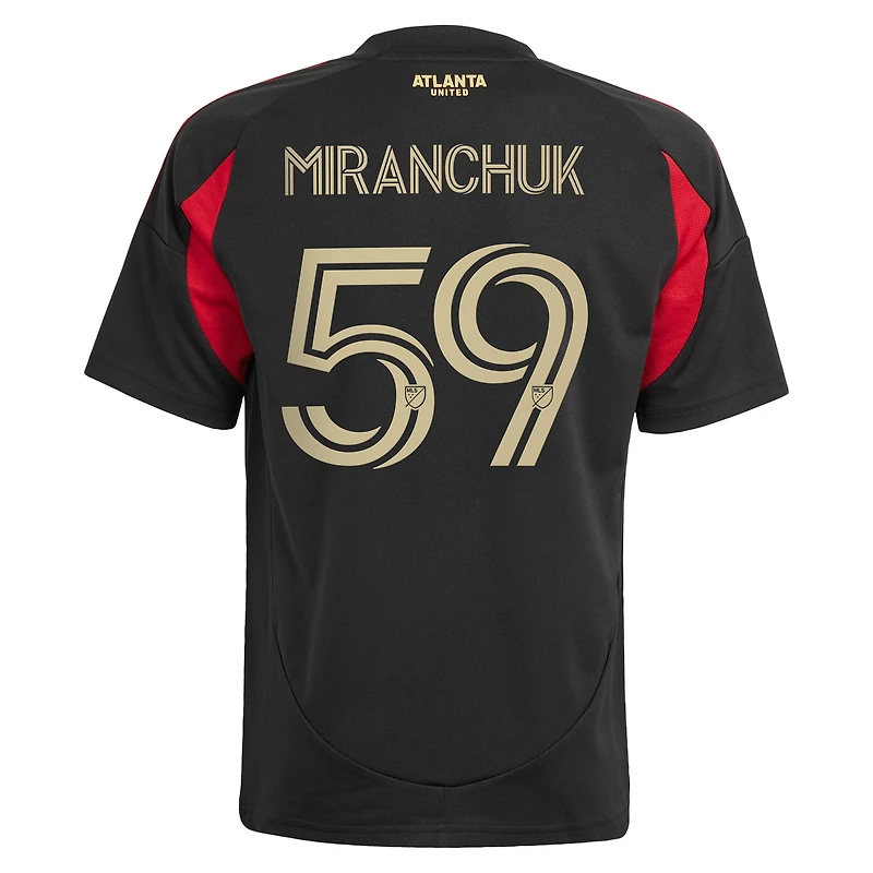 Maillot de joueur réplique adidas Aleksei Miranchuk noir Atlanta United FC 2025 The Connector pour jeune