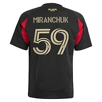 Maillot de joueur réplique adidas Aleksei Miranchuk noir Atlanta United FC 2025 The Connector pour jeune