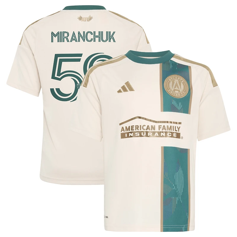 Youth adidas Aleksei Miranchuk Tan Atlanta United FC 2026 Spirit of '96 Replica Jersey