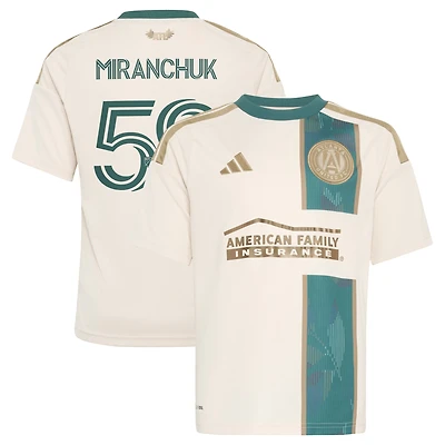 Youth adidas Aleksei Miranchuk Tan Atlanta United FC 2026 Spirit of '96 Replica Jersey