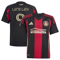 Maillot réplique adidas Emmanuel Latte Lath noir Atlanta United FC The Connector pour enfant