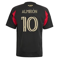 Maillot de joueur réplique adidas Miguel Almiron noir Atlanta United FC 2025 The Connector pour jeunes