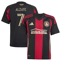 Youth adidas Steven Alzate Black Atlanta United FC The Connector Replica Jersey