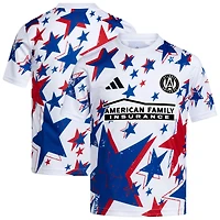Youth adidas  White Atlanta United FC 2026 Americana Pre-Match Jersey