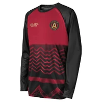 T-shirt noir à manches longues Atlanta United FC True Pioneer Raglan pour jeunes