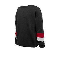 Sweat-shirt ras du cou noir pour jeunes filles 5th & Ocean by New Era Atlanta United FC