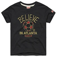 T-shirt graphique tri-blend MLS x Ted Lasso Believe, hommage jeunesse, anthracite, Atlanta United FC