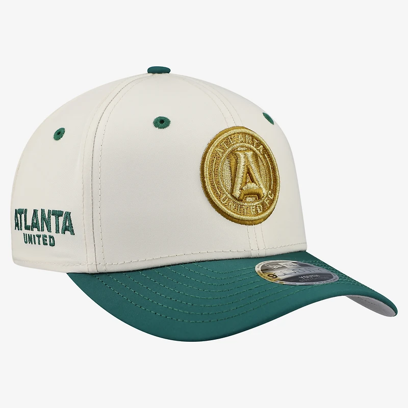 Youth New Era Cream Atlanta United FC Jersey Hook 9SEVENTY Adjustable Hat