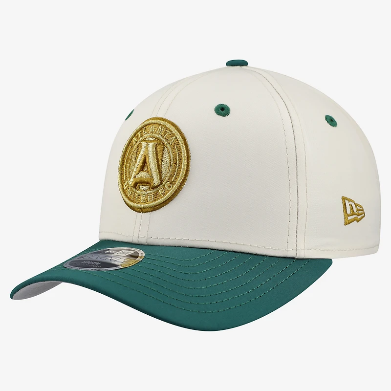 Youth New Era Cream Atlanta United FC Jersey Hook 9SEVENTY Adjustable Hat