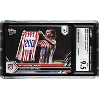 Antoine Griezmann Atletico de Madrid 2025-26 Topps Now UEFA CL First Atleti Player to Score 200 Goals #25 CGC Authenticated Card
