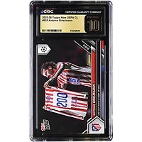 Antoine Griezmann Atletico de Madrid 2025-26 Topps Now UEFA CL First Atleti Player to Score 200 Goals #25 CGC Authenticated PRISTINE 10 Card
