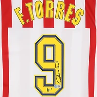 Fernando Torres Atletico de Madrid Autographed Red/White Nike Modern Home Jersey