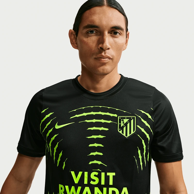 Men's Nike Black Atletico de Madrid 2026/27 Away Pre-Match Top