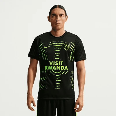 Men's Nike  Black Atletico de Madrid 2026/27 Away Pre-Match Top