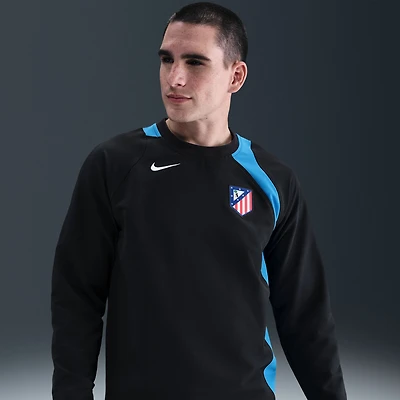 Sweat-shirt Nike noir Atlético de Madrid Third T90 pour homme