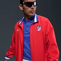 Veste Nike rouge Atlético de Madrid 2025/26 Strike Anthem entièrement zippée pour homme