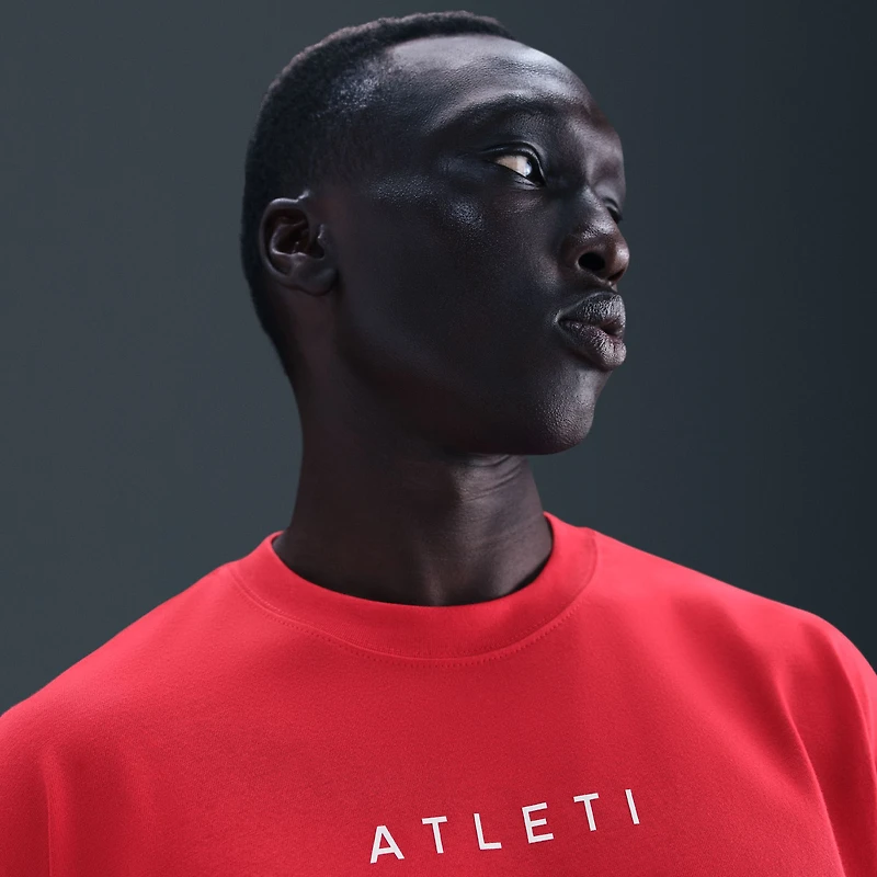 Men's Nike Red Atletico de Madrid T90 Wordmark T-Shirt