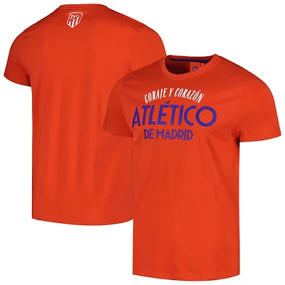 Men's Red Atletico de Madrid Block West T-Shirt