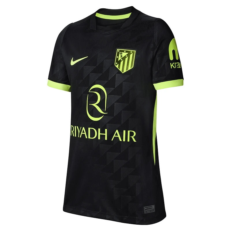 Youth Nike  Black Atletico de Madrid 2026/27 Away Stadium Replica Jersey