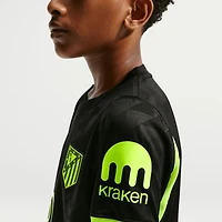 Youth Nike  Black Atletico de Madrid 2026/27 Away Stadium Replica Jersey