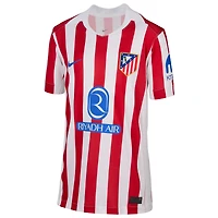 Youth Nike  Red Atletico de Madrid 2025/26 Home Replica Jersey