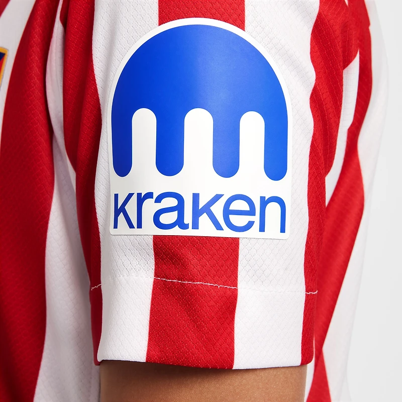 Youth Nike  Red Atletico de Madrid 2025/26 Home Replica Jersey