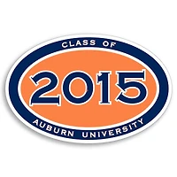 Sticker Ovale Auburn Tigers Classe de 2015