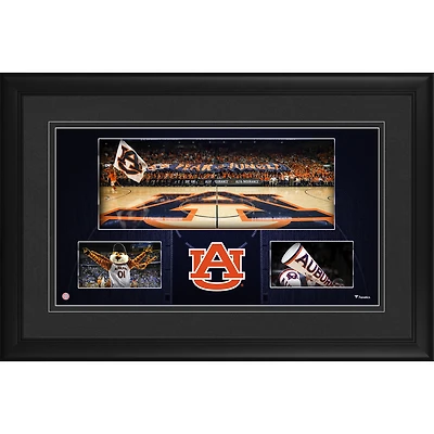 Auburn Tigers Framed 10'' x 18'' Auburn Arena Panoramic Collage
