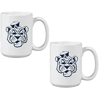 Auburn Tigers Two Pack 15oz. Vault Sketch Ceramic Mug Set