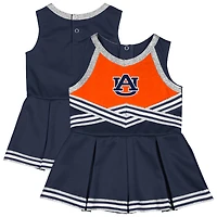 Robe de cheerleading Lollipop Park pour fille, bleu marine, Colosseum, Auburn Tigers