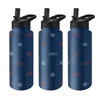 Bouteille de 34 oz (994 ml) « Steep and Repeat Quencher » de Logo Brands Auburn Tigers