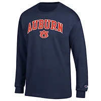 T-shirt à manches longues avec logo Arch Over Champion Auburn Tigers pour homme