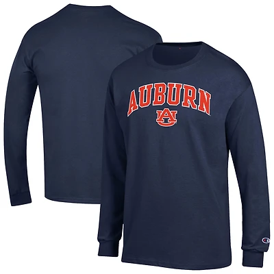 Men's Champion Auburn Tigers Arch Over Logo Long Sleeve T-Shirt