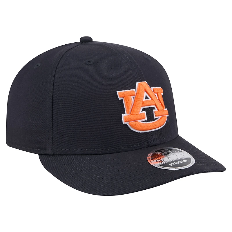 Men's New Era Navy Auburn Tigers Low Profile 9FIFTY Snapback Hat
