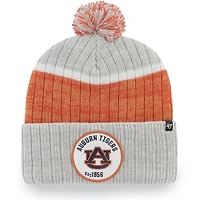 Men's '47 Gray Auburn Tigers Holcomb Cuffed Knit Hat with Pom