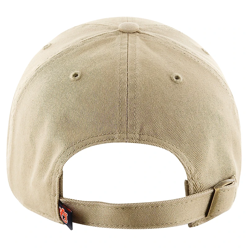 Men's '47 Khaki Auburn Tigers Clean Up Adjustable Hat