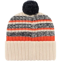Men's '47 Khaki Auburn Tigers Tavern Cuffed Knit Hat with Pom