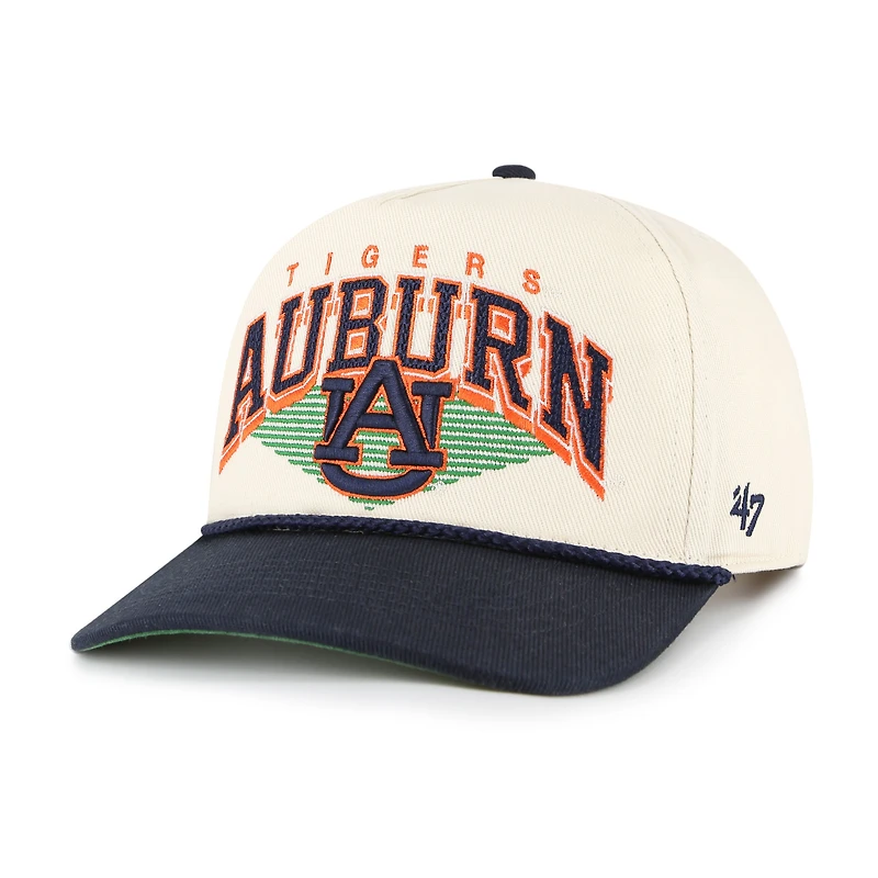 Men's '47 Natural Auburn Tigers Pomona Two-Tone Rope Hitch Adjustable Hat