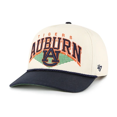 Men's '47 Natural Auburn Tigers Pomona Two-Tone Rope Hitch Adjustable Hat
