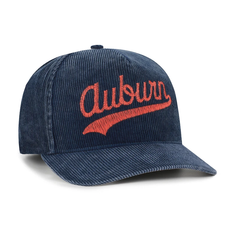 Men's '47  Navy Auburn Tigers Reclaim Snow Wash Corduroy Hitch Adjustable Hat