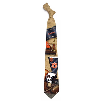 Cravate nostalgique pour homme des Auburn Tigers