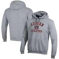 Men's Champion  Gray Auburn Tigers Athletics Logo Pullover Hoodie