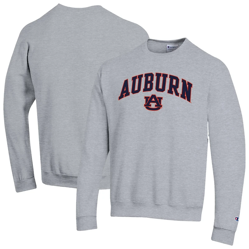 Men's Champion  Navy Auburn Tigers Basic Arch Fleece Pullover Sweatshirt
