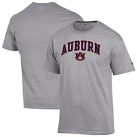 Men's Champion  Heather Gray Auburn Tigers Basic Arch T-Shirt
