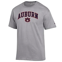 Men's Champion  Heather Gray Auburn Tigers Basic Arch T-Shirt