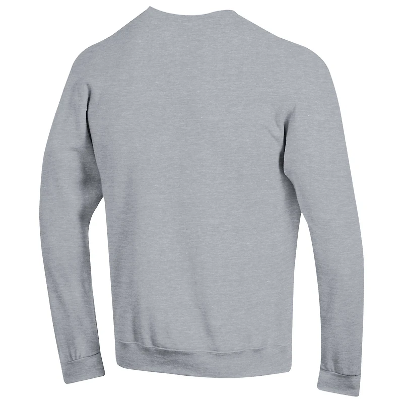 Men's Champion Heather Gray Auburn Tigers High Motor Pullover Sweatshirt
