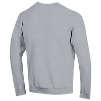Men's Champion Heather Gray Auburn Tigers High Motor Pullover Sweatshirt